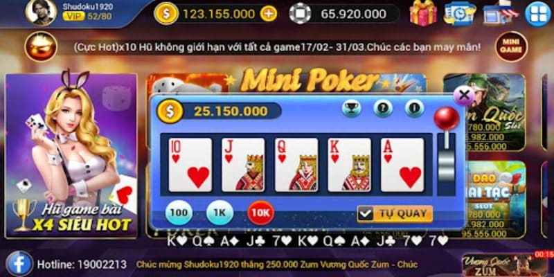 “Lướt sóng" trong nổ hũ mini poker go88