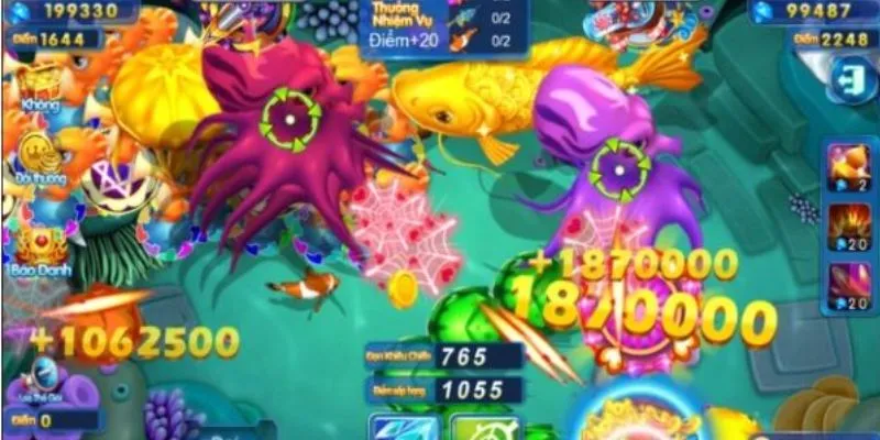 Bạch tuộc vua - boss lớn của Bắn Cá Thám Hiểm