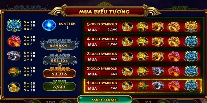 Mẹo chơi slot game Đại chiến Thần thú 2025