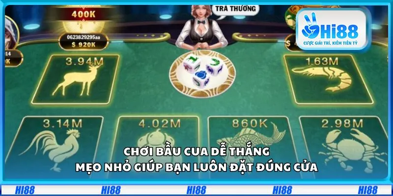 Chơi bầu cua dễ thắng: Mẹo nhỏ giúp bạn luôn đặt đúng cửa