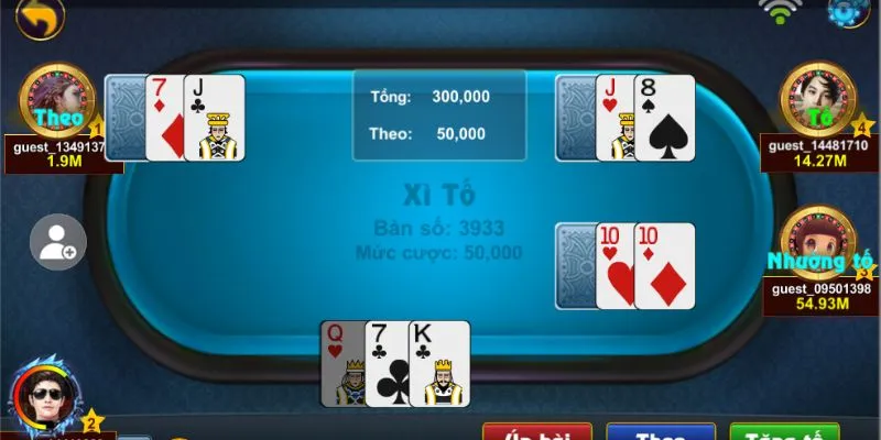 Các tổ hợp bài cơ bản trong xì tố